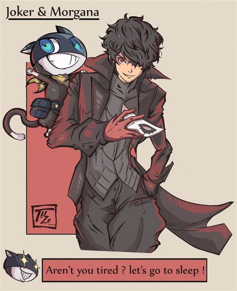 Joker And Morgana Character Art By Sparxanders On Deviantart Persona