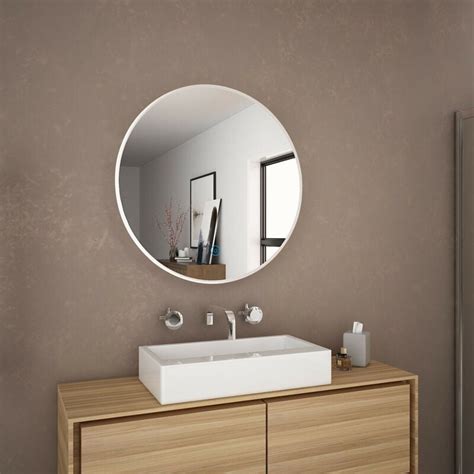 I own that mirror for years now. Bathroom Mirror Round LED Lighted Touch Switch Wall ...