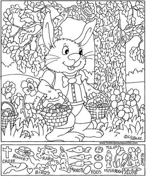 Printable Easter Hidden Pictures