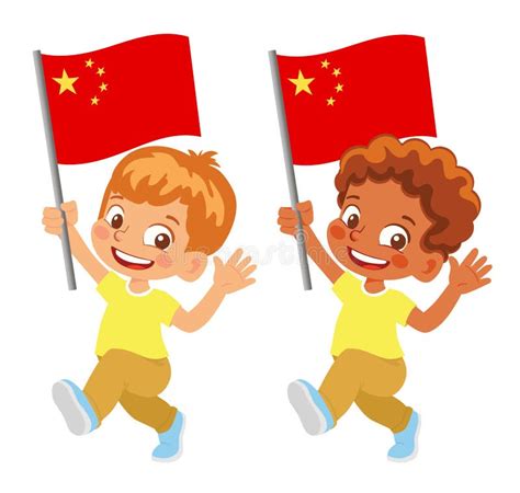 Boy China Flag Stock Illustrations 181 Boy China Flag Stock