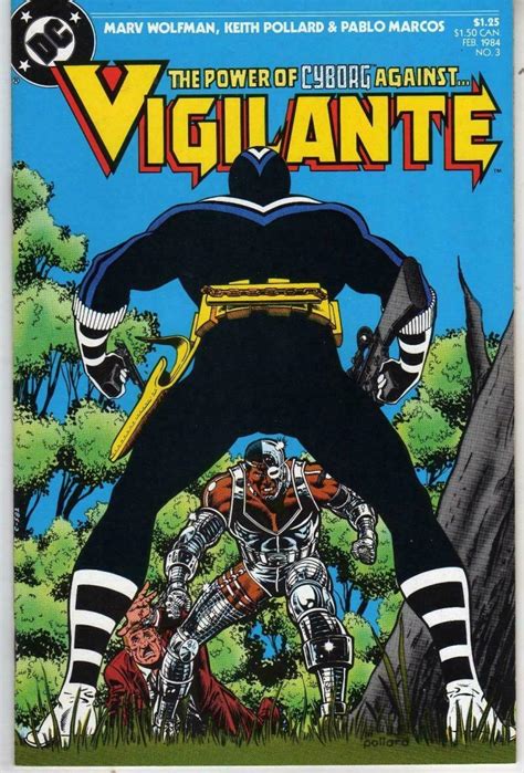 Vigilante 3 Vfnm Cyborg Pablo Marcos Dc 1983 1984 More Dc In