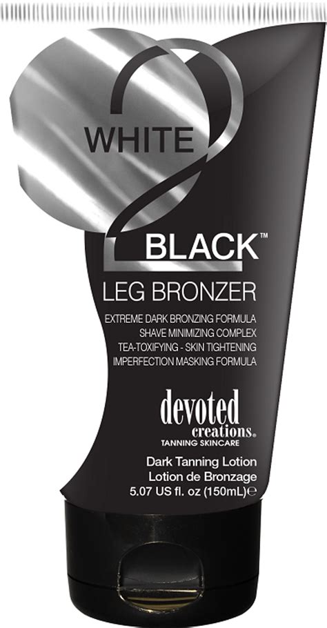 2019 Devoted Creations White 2 Black Leg Bronzer Tanning Lotion 1295