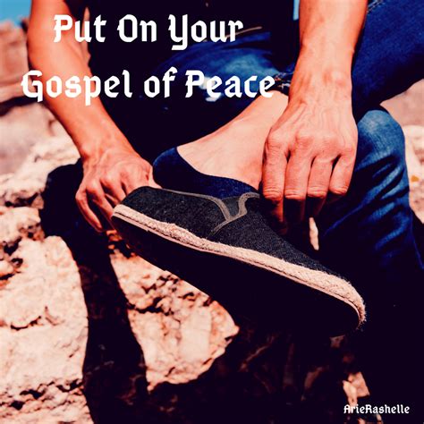 Put On Your Gospel Of Peace Holdtohope