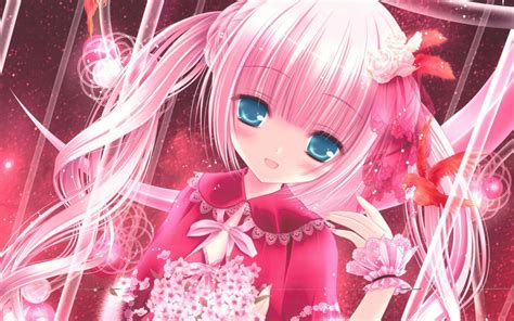 Pink Anime Pc Hd Wallpapers Wallpaper Cave