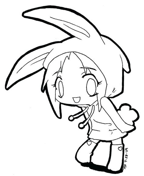 Anime Chibi Coloring Pages Coloring Home