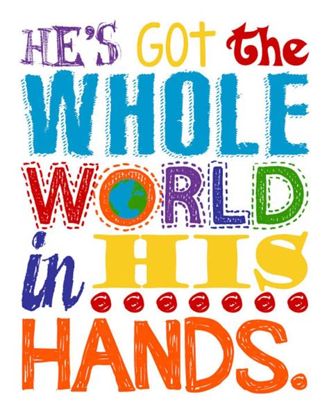 Hes Got The Whole World In His Hands Nursery Decor Kids Etsy