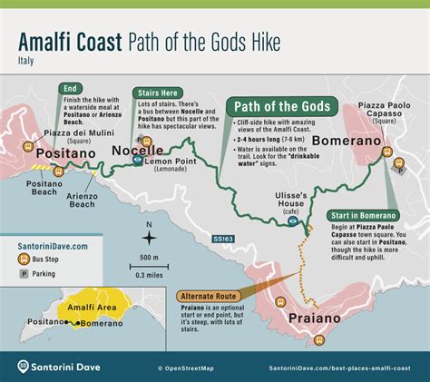 Amalfi Coast Maps Towns And Cities