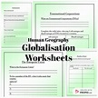 KS3 Geography Worksheets: Globalisation, Trade and Interdependence