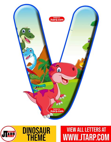 Dinosaurs Printable Letters A Z And Numbers 0 9 Album Jtarp Design