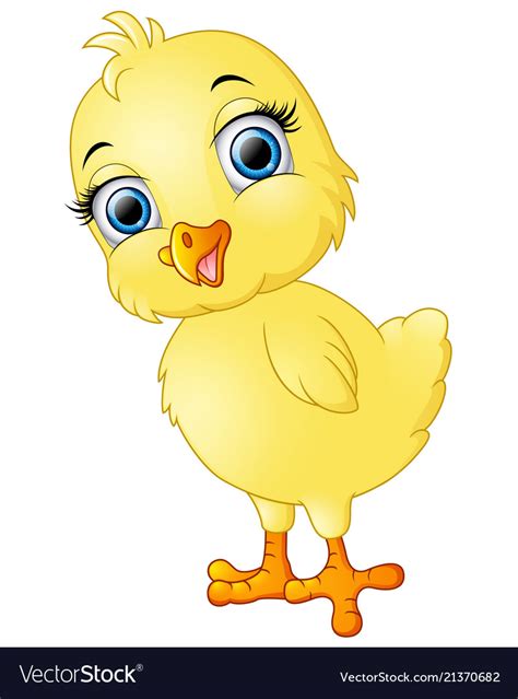 Happy Chicks Cartoon Royalty Free Vector Image