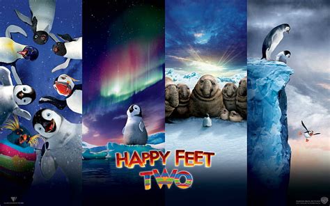 Hd Wallpaper Happy Feet Two Wallpaper Movies Penguins Animated