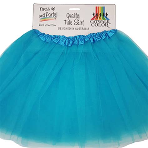 Aqua Turquoise Tulle Tutu Skirt Adult