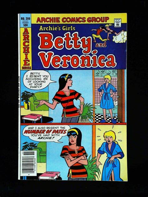 archie s girls betty and veronica 299 archie comics 1980 vf comic