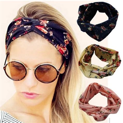 Buy Boho Headband Women Headband Elastic Printing