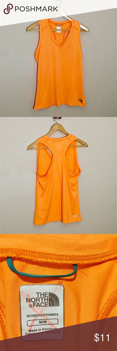 The North Face Workout Tank Neon Orange With Images The North Face
