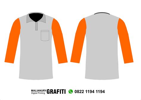 Desain Baju Lengan Panjang Berkerah - 54+ Koleksi Gambar