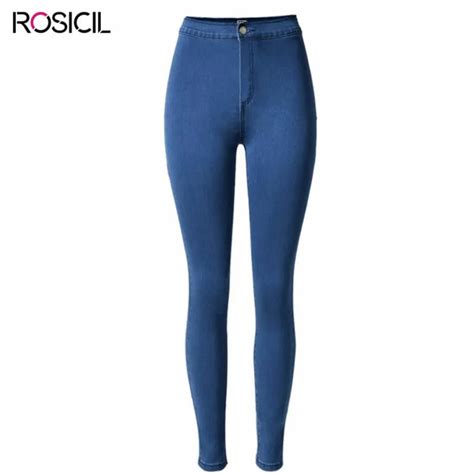 new style skinny jeans elastic jeans pencil sexy high waist pants slim vintage fashion stretch
