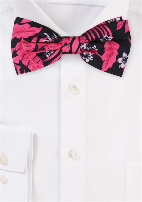 pink and navy floral bow tie navy bow tie with pink tropical floral print bows n