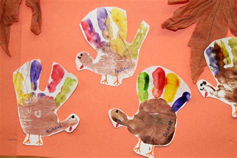 Thanksgiving Handprint Paintings Handprint Crafts Han Vrogue Co