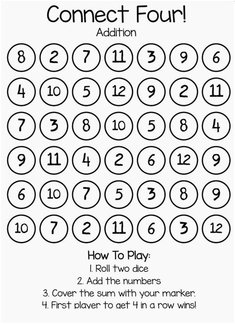 Addition Games To Learn Maths Easily Printableducation