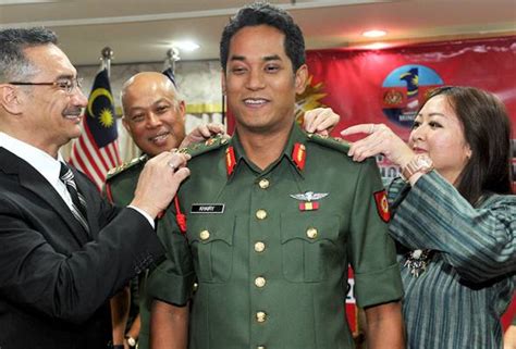Khairy jamaluddin abu bakar (born january 10, 1976) is a malaysian politician. Khairy Jamaluddin made Askar Wataniah Brigadier General ...
