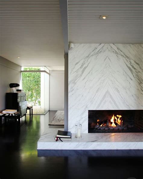 Diy This Modern Marble Fireplace For Under 100 Bucks Creative