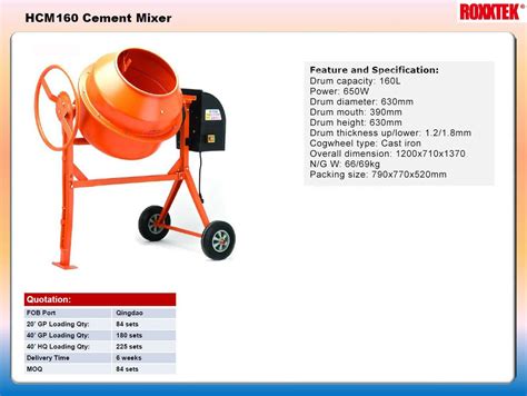 Mélangeur De Ciment Certifié Cemachine De Mixeur1000 Lde Béton Buy