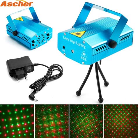 Ascher Mini Led Laser Disco Light Laser Light Projector Christmas