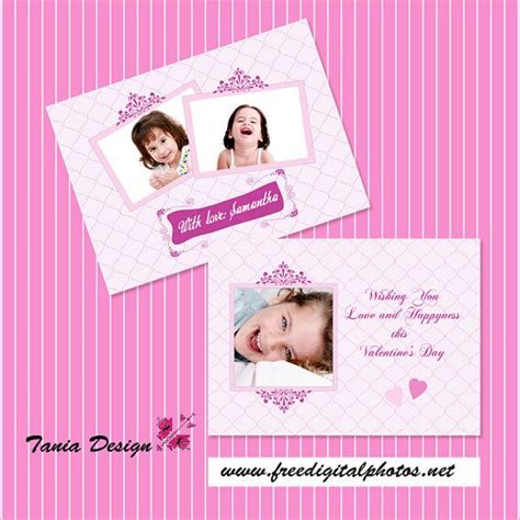 5x7 Valentines Day Card Template For Photographers By Taniadesign 7