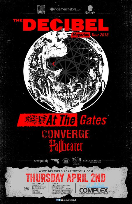 Tickets For At The Gates With Converge More In Salt Lake City From Showclix