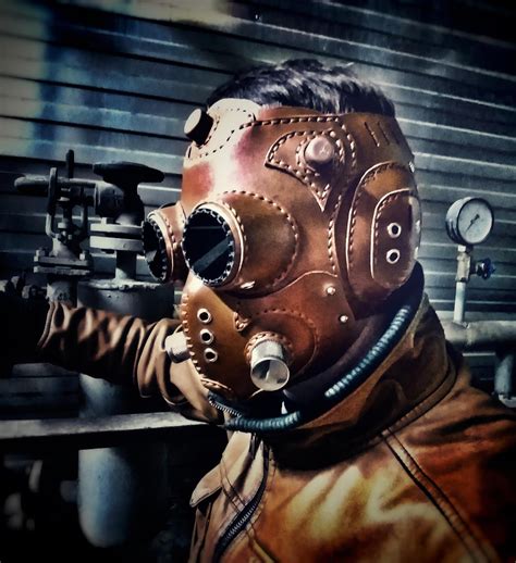 Pattern Pdf Leather Steampunkdieselpunk Mask Etsy In 2020