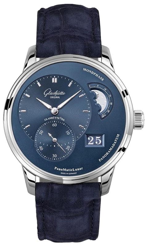 1 90 02 46 32 30 Glashutte Pano Series Panomaticlunar Steel Essential