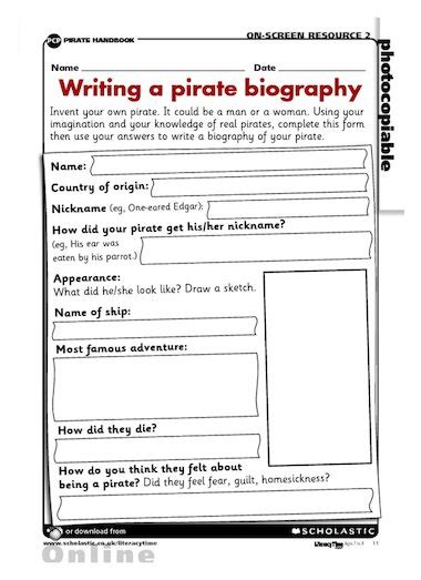 We did not find results for: Writing a pirate biography - Primary KS2 teaching resource ...