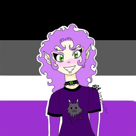 Finally Finished Drawing My Ace Oc R Asexuality