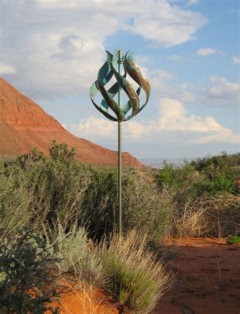 Lyman Whitaker Tulip Wind Sculpture Grovewood Gallery