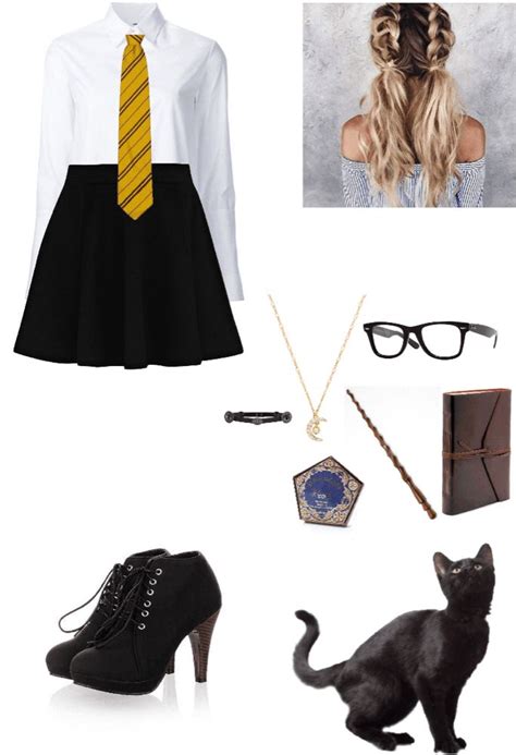 Hufflepuff 🦡 Outfit Shoplook Hufflepuff Outfit Harry Potter