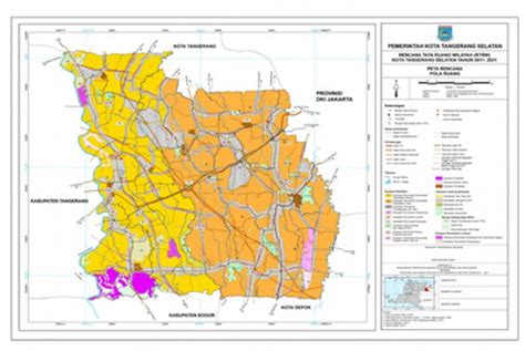 Informasi Peta Tangerang Selatan Terlengkap Aslo Tangsel Media