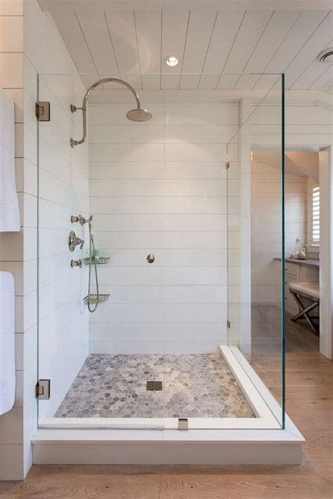 104 Gorgeous Farmhouse Bathroom Tile Shower Decor Ideas And Remodel To Inspiring Your Bath