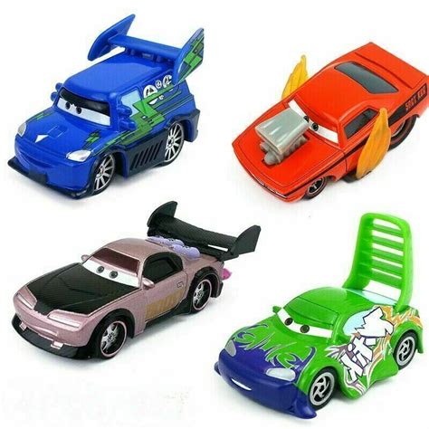 Disney Pixar Cars Lot Kabuto Boost Dj Wingo Snot Rod Diecast Model