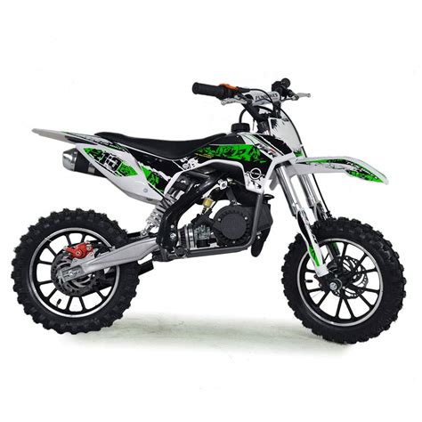 Funbikes Mxr 50cc Petrol 61cm Green Kids Mini Dirt Bike