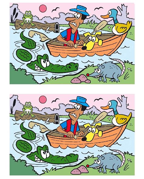 Spot The Six Differences Between The Two Panels Type Got It Once You
