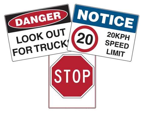 Traffic Parking Safety Management Signs