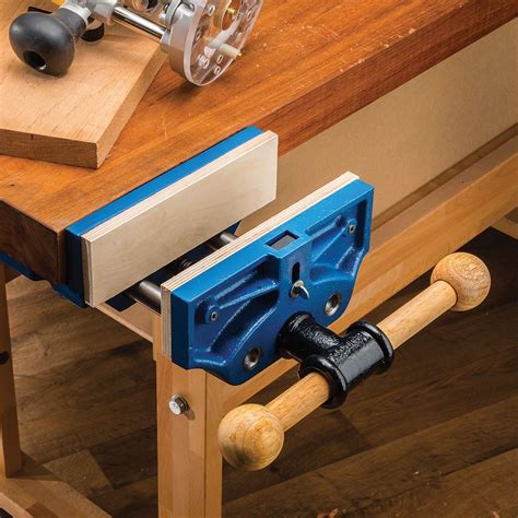 9" Quick Release Workbench Vise | Rockler Woodworking and Hardware