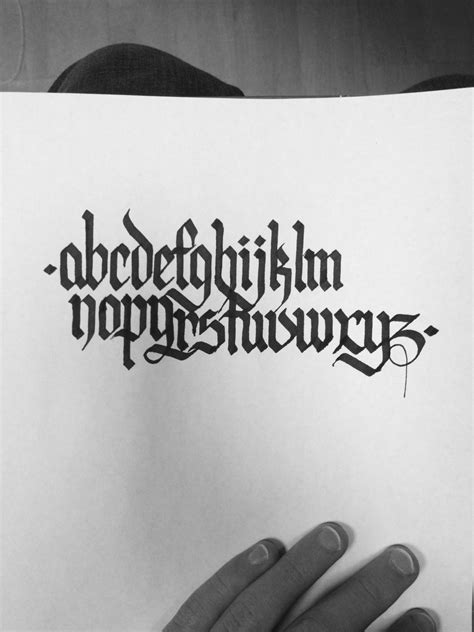 Mindful Release Calligraphy And Lifestyle Blog Gothic Lettering