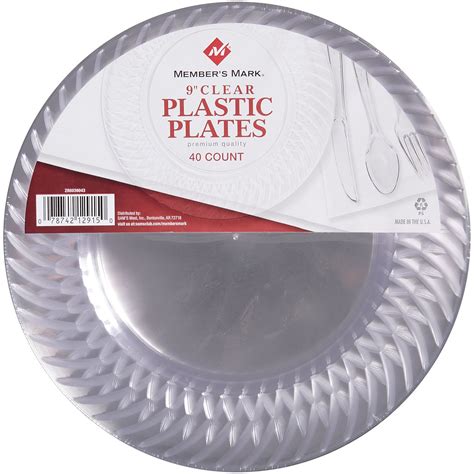 Disposable Clear Plastic Plates 54 Crystal Clear Plastic Plates 9