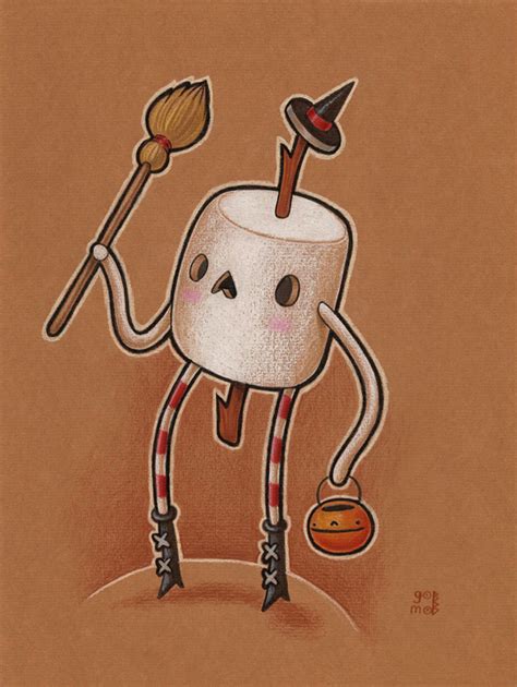 Marshmallow Guy Sketch By Grelin Machin On Deviantart