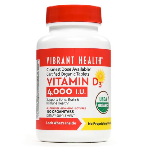Vitamin D3 4000 Iu 100 Count