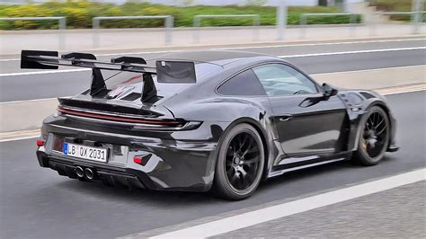 The New Porsche 992 Gt3 Rs Spotted At The Nürburgring Rautos