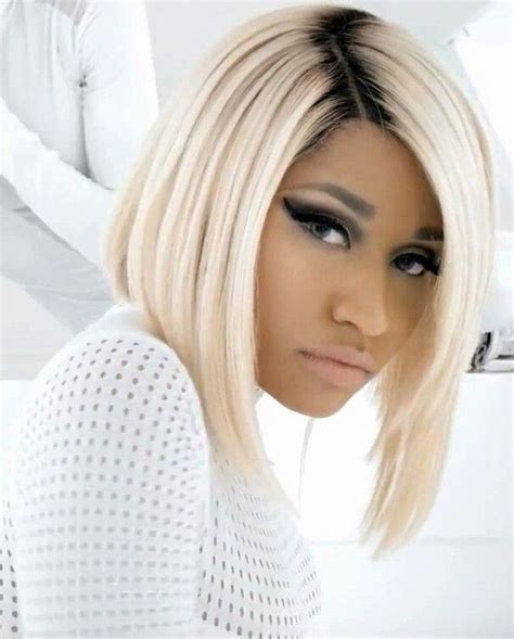 Nicki Minaj Blonde Hair Black Root Wig With Images Nicki Minaj