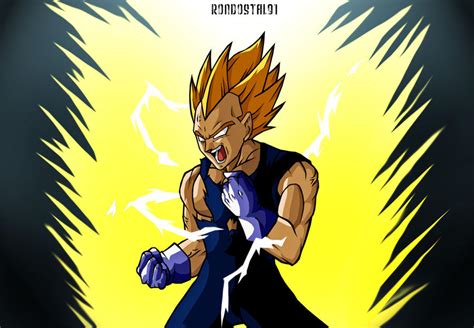 Angry Vegeta Colored By Rondostal91 On Deviantart